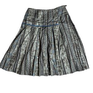 Peruvian connection vintage earthy skirt patterned 12 symbology Pima cotton